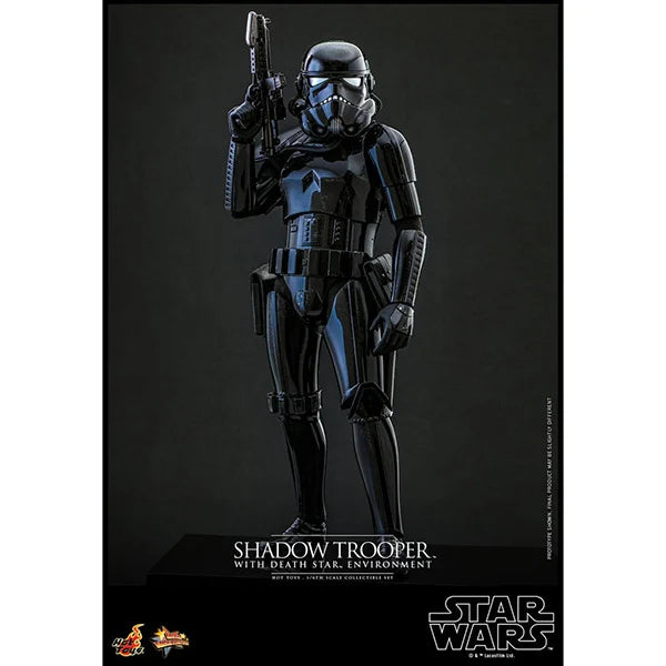 Hot Toys: Star Wars - Shadow Trooper with Death Star Environment - Movie Masterpiece - Actionfigur 1/6 - 30 cm