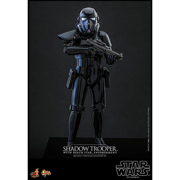 Hot Toys: Star Wars - Shadow Trooper with Death Star Environment - Movie Masterpiece - Actionfigur 1/6 - 30 cm