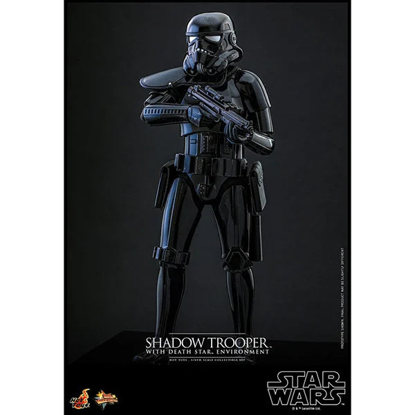 Hot Toys: Star Wars - Shadow Trooper with Death Star Environment - Movie Masterpiece - Actionfigur 1/6 - 30 cm