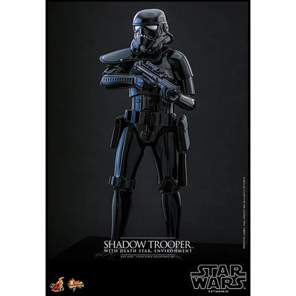 Hot Toys: Star Wars - Shadow Trooper with Death Star Environment - Movie Masterpiece - Actionfigur 1/6 - 30 cm