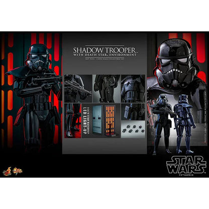 Hot Toys: Star Wars - Shadow Trooper with Death Star Environment - Movie Masterpiece - Actionfigur 1/6 - 30 cm