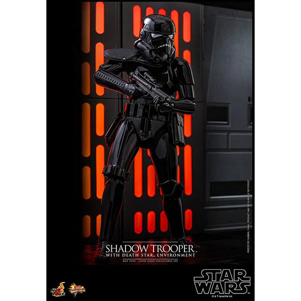 Hot Toys: Star Wars - Shadow Trooper with Death Star Environment - Movie Masterpiece - Actionfigur 1/6 - 30 cm
