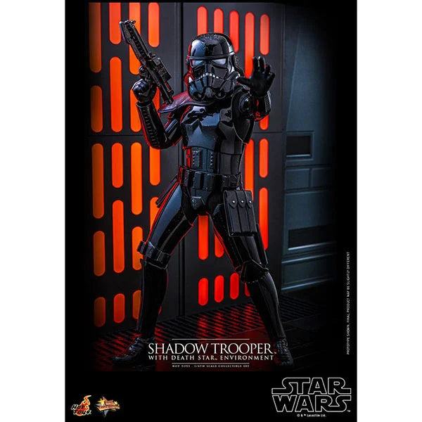 Hot Toys: Star Wars - Shadow Trooper with Death Star Environment - Movie Masterpiece - Actionfigur 1/6 - 30 cm