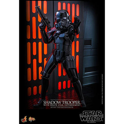Hot Toys: Star Wars - Shadow Trooper with Death Star Environment - Movie Masterpiece - Actionfigur 1/6 - 30 cm