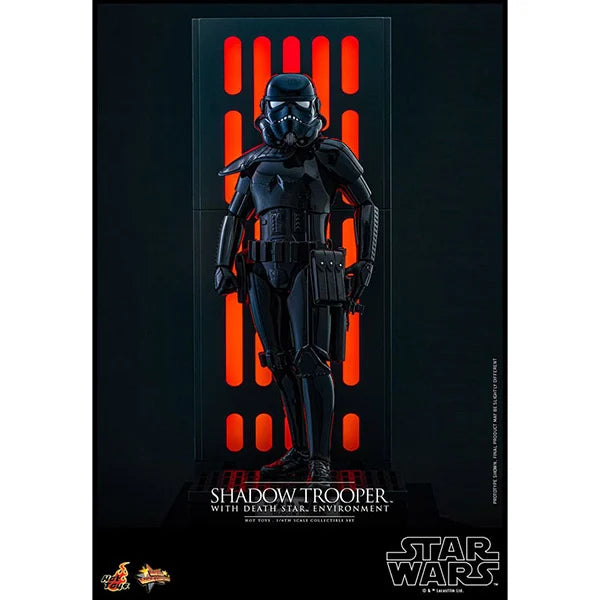 Hot Toys: Star Wars - Shadow Trooper with Death Star Environment - Movie Masterpiece - Actionfigur 1/6 - 30 cm