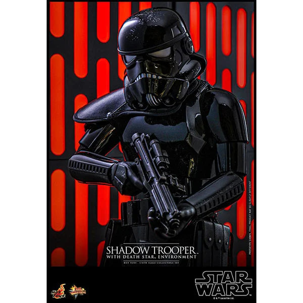 Hot Toys: Star Wars - Shadow Trooper with Death Star Environment - Movie Masterpiece - Actionfigur 1/6 - 30 cm