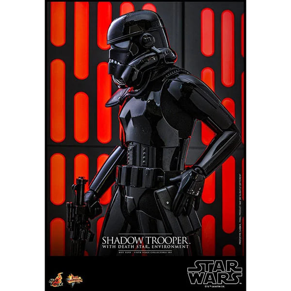 Hot Toys: Star Wars - Shadow Trooper with Death Star Environment - Movie Masterpiece - Actionfigur 1/6 - 30 cm