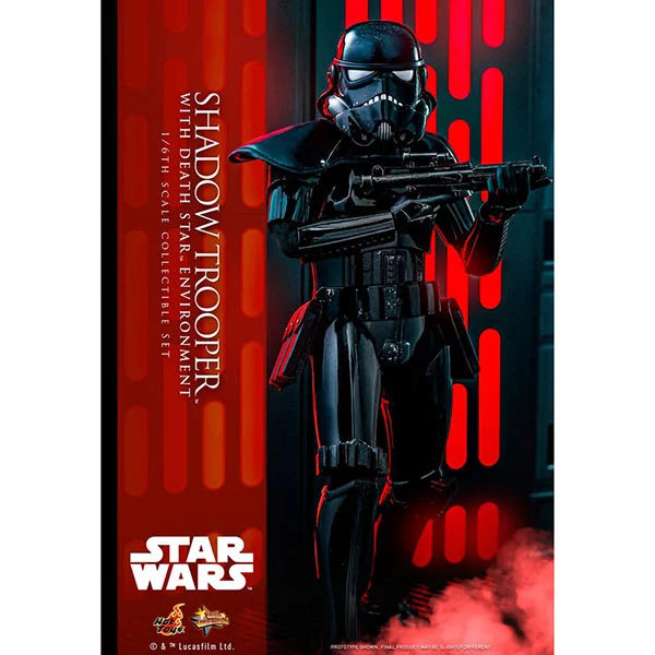 Hot Toys: Star Wars - Shadow Trooper with Death Star Environment - Movie Masterpiece - Actionfigur 1/6 - 30 cm