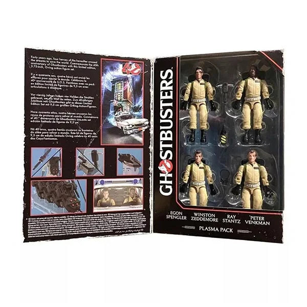 Ghostbusters: Plasma Series - 40th Anniversary - 4er-Pack Actionfiguren - 10 cm