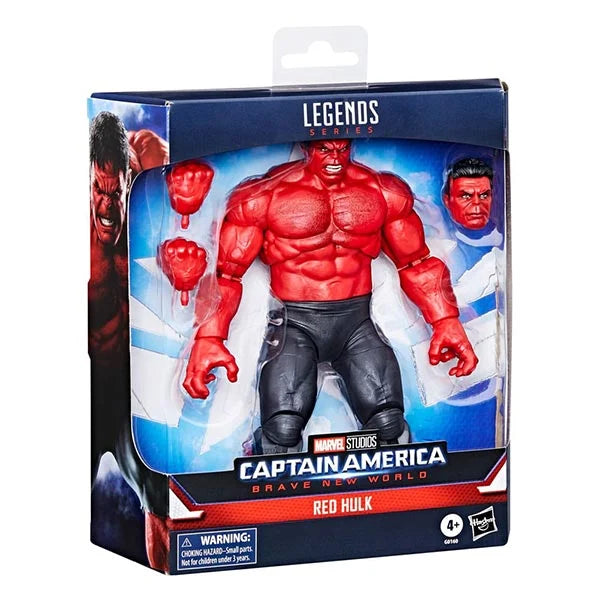 Marvel Legends: Captain America (Brave New World) - Red Hulk - Actionfigur - G0160 - 22 cm