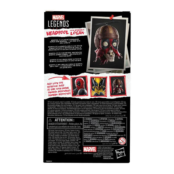 Marvel Legends: Deadpool & Wolverine - Headpool with Logan - Actionfigur - G1662 - 15 cm