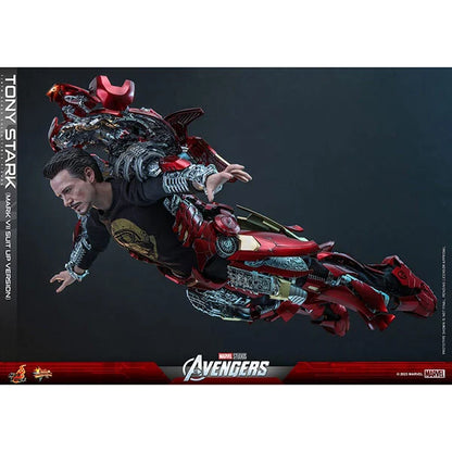 Hot Toys: The Avengers - Tony Stark (Mark VII Suit-Up Version) - Movie Masterpiece - Actionfigur 1/6 - 31 cm