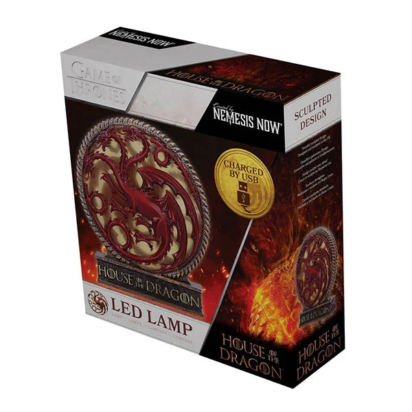 House of the Dragon: Logo - LED-Lampe - 20 cm