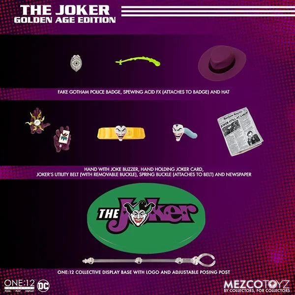 DC Comics: The Joker (Golden Age Edition) - Actionfigur 1/12 - 16 cm