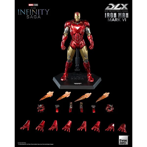 Iron Man: Infinity Saga - Iron Man Mark 6 - DLX Actionfigur - 17.5 cm