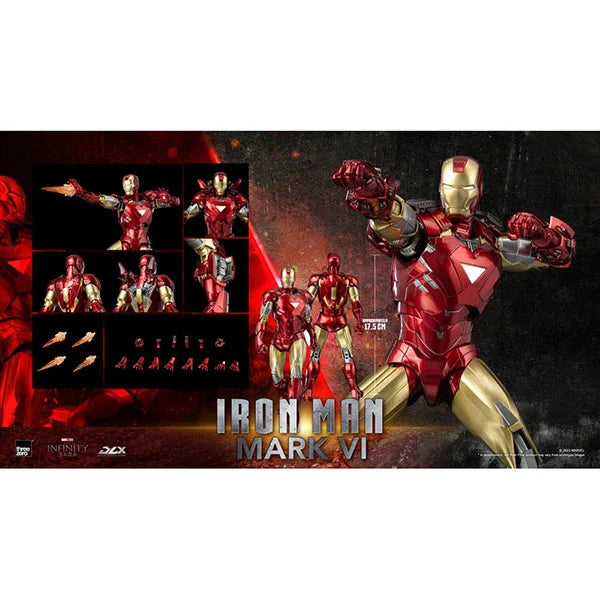 Iron Man: Infinity Saga - Iron Man Mark 6 - DLX Actionfigur - 17.5 cm