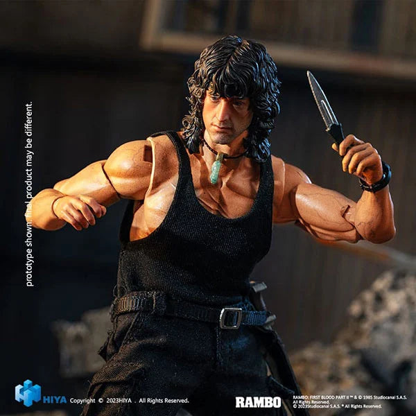 Rambo: First Blood III - John Rambo - Exquisite Super Actionfigur 1/12 - 16 cm
