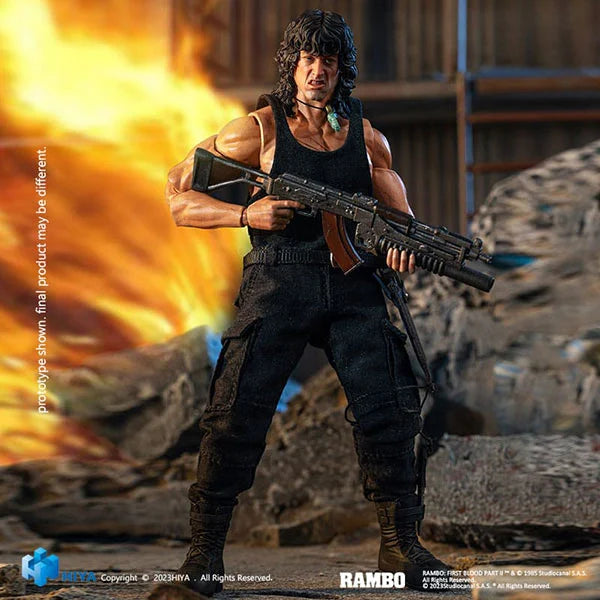 Rambo: First Blood III - John Rambo - Exquisite Super Actionfigur 1/12 - 16 cm