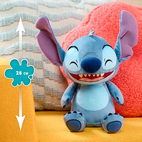 Lilo & Stitch: Plüschfigur - Stitch mit Sound- und Bewegungsfunktion - 28 cm