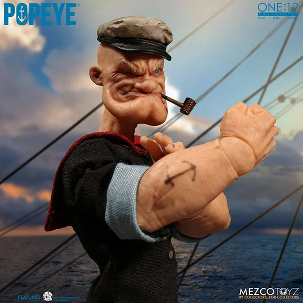 Popeye: One:12 Collective - Popeye der Seemann - Classics Actionfigur 1/12 - 14 cm
