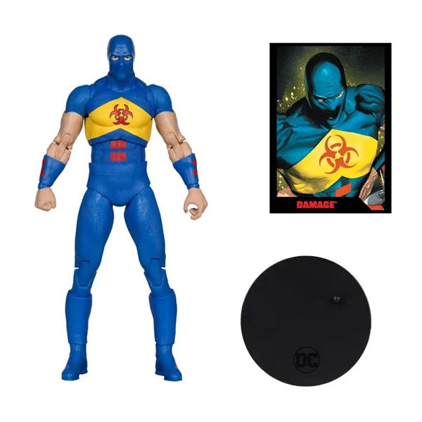 DC Direct Page Punchers: Damage (Kingdom Come) - Platinum Edition -Actionfigur & Comic - 18 cm
