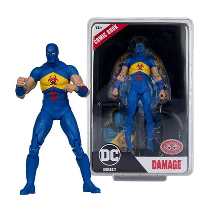DC Direct Page Punchers: Damage (Kingdom Come) - Platinum Edition -Actionfigur & Comic - 18 cm