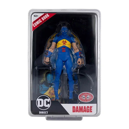 DC Direct Page Punchers: Damage (Kingdom Come) - Platinum Edition -Actionfigur & Comic - 18 cm