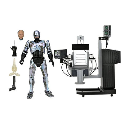 RoboCop: Battle Damaged RoboCop with Chair - Ultimate Actionfigur - 18 cm