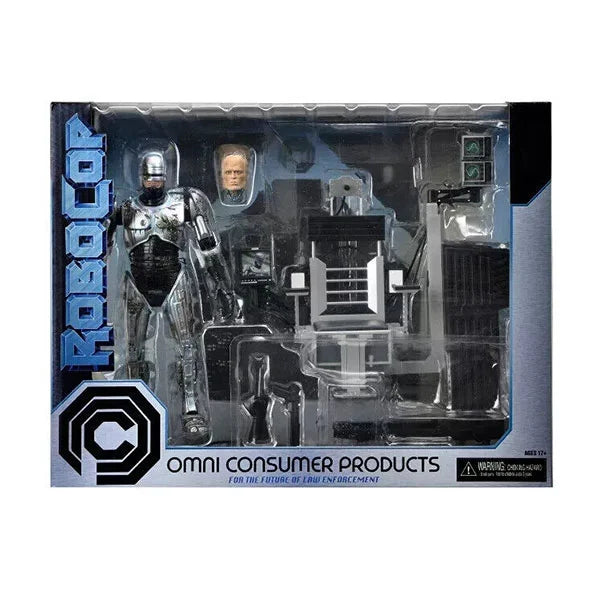 RoboCop: Battle Damaged RoboCop with Chair - Ultimate Actionfigur - 18 cm