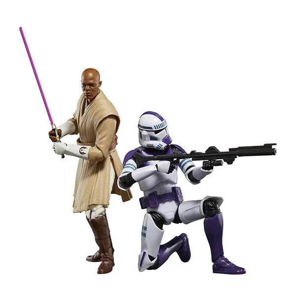 Star Wars: Black Series - Clones of the Republic - Mace Windu & 187 Clone Trooper - 2er-Pack - G0212 - 15 cm