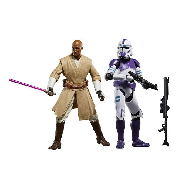 Star Wars: Black Series - Clones of the Republic - Mace Windu & 187 Clone Trooper - 2er-Pack - G0212 - 15 cm