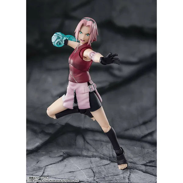 Naruto: Shippuden - Sakura Haruno (Inheritor of Tsunade's indominable will) - S.H. Figuarts - Actionfigur - 14 cm