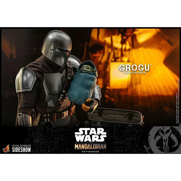 Hot Toys: Star Wars - The Mandalorian - Grogu 3er-Set - Actionfiguren 1/6