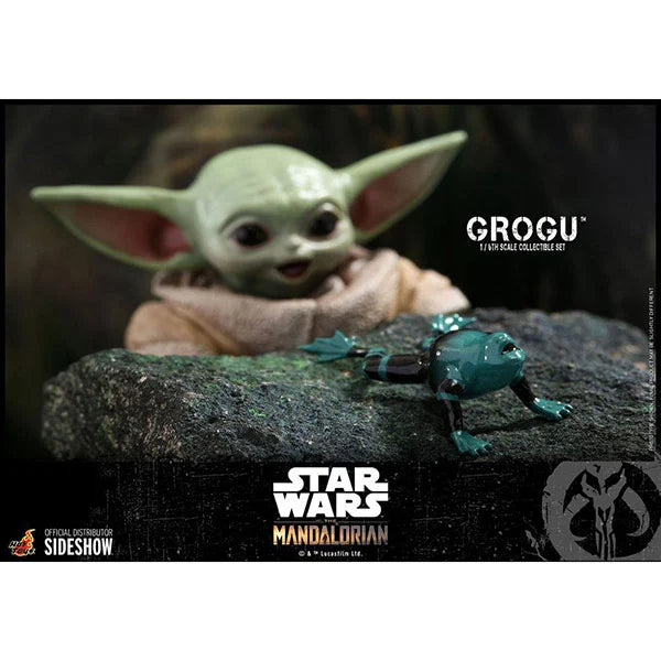Hot Toys: Star Wars - The Mandalorian - Grogu 3er-Set - Actionfiguren 1/6