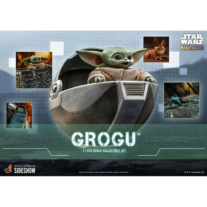 Hot Toys: Star Wars - The Mandalorian - Grogu 3er-Set - Actionfiguren 1/6
