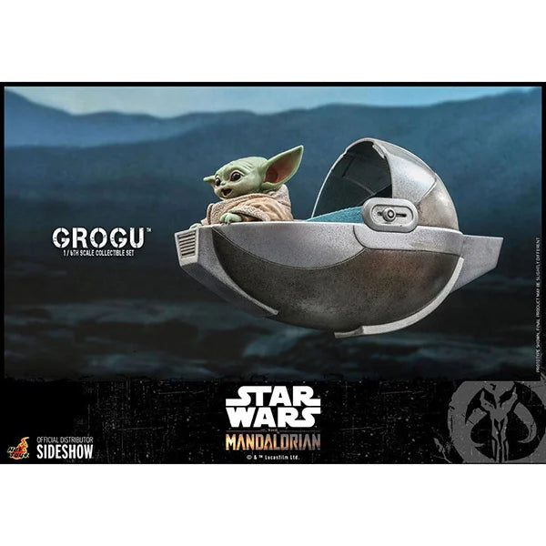 Hot Toys: Star Wars - The Mandalorian - Grogu 3er-Set - Actionfiguren 1/6