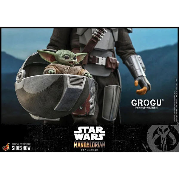 Hot Toys: Star Wars - The Mandalorian - Grogu 3er-Set - Actionfiguren 1/6