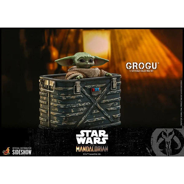 Hot Toys: Star Wars - The Mandalorian - Grogu 3er-Set - Actionfiguren 1/6