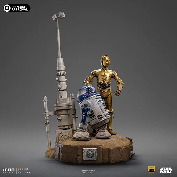 Star Wars: C-3PO & R2D2 (Limited Edition) - Deluxe Art Scale Statue 1/10 - 31 cm
