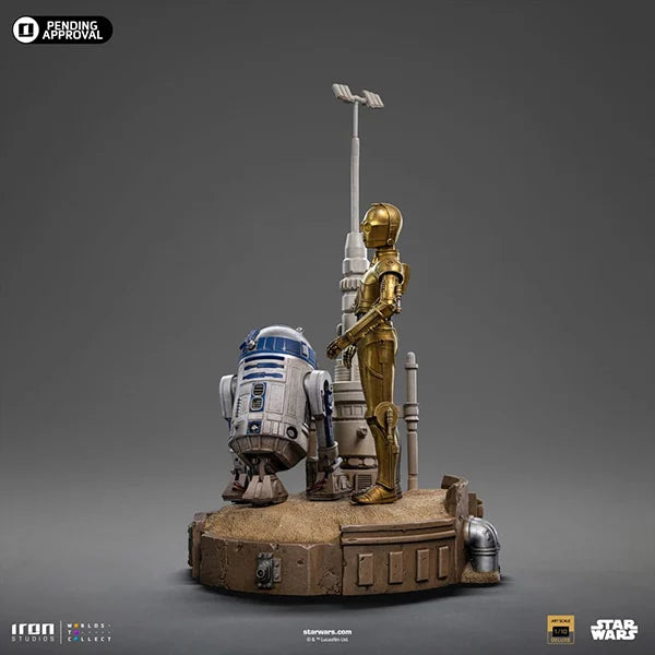 Star Wars: C-3PO & R2D2 (Limited Edition) - Deluxe Art Scale Statue 1/10 - 31 cm