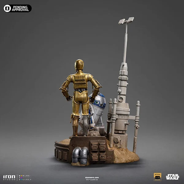 Star Wars: C-3PO & R2D2 (Limited Edition) - Deluxe Art Scale Statue 1/10 - 31 cm