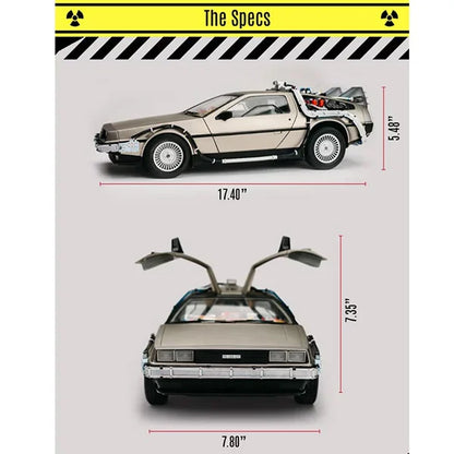 Back to the Future - DeLorean Time Machine - Diecast Modell 1/10 - 45 cm