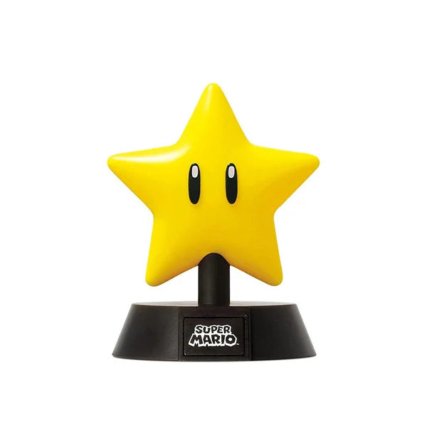 Super Mario: Super Star (V2) - Icon Lampe / Deko-Leuchte - 10 cm