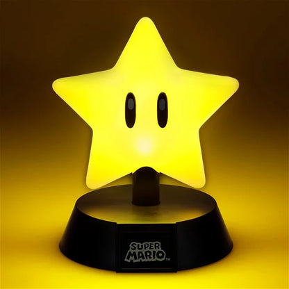 Super Mario: Super Star (V2) - Icon Lampe / Deko-Leuchte - 10 cm