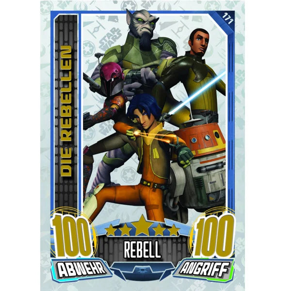 Star Wars Rebel Attax - Serie 1 (2015) - 1 Sammeldose &amp; 25 Karten