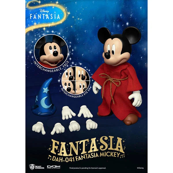 Disney Classic: Dynamic 8ction Heroes Actionfigur 1/9 - Mickey Mouse - Fantasia - DAH-041 - 21 cm