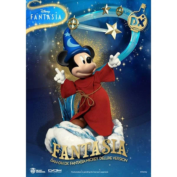 Disney Classic: Dynamic 8ction Heroes Actionfigur Deluxe Version 1/9 - Mickey Mouse - Fantasia - DAH-041 - 21 cm