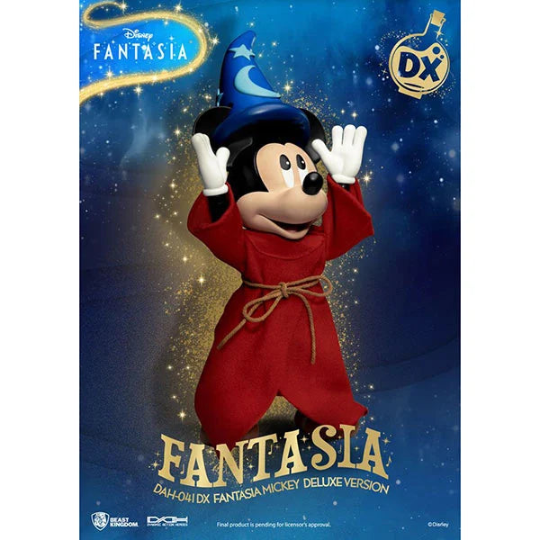 Disney Classic: Dynamic 8ction Heroes Actionfigur Deluxe Version 1/9 - Mickey Mouse - Fantasia - DAH-041 - 21 cm