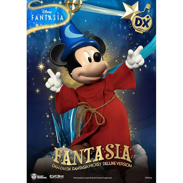 Disney Classic: Dynamic 8ction Heroes Actionfigur Deluxe Version 1/9 - Mickey Mouse - Fantasia - DAH-041 - 21 cm