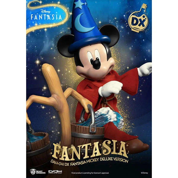 Disney Classic: Dynamic 8ction Heroes Actionfigur Deluxe Version 1/9 - Mickey Mouse - Fantasia - DAH-041 - 21 cm